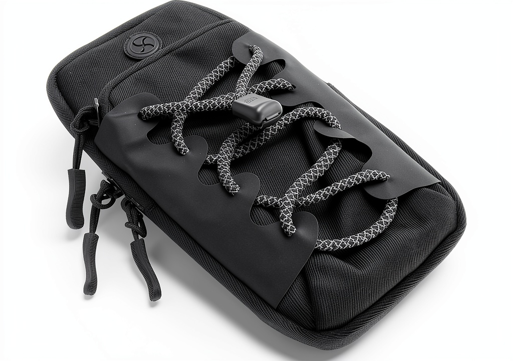 Installing Funparts Motorcycle Waterproof Bag for Electric Dirt Bikes on a wooden desk