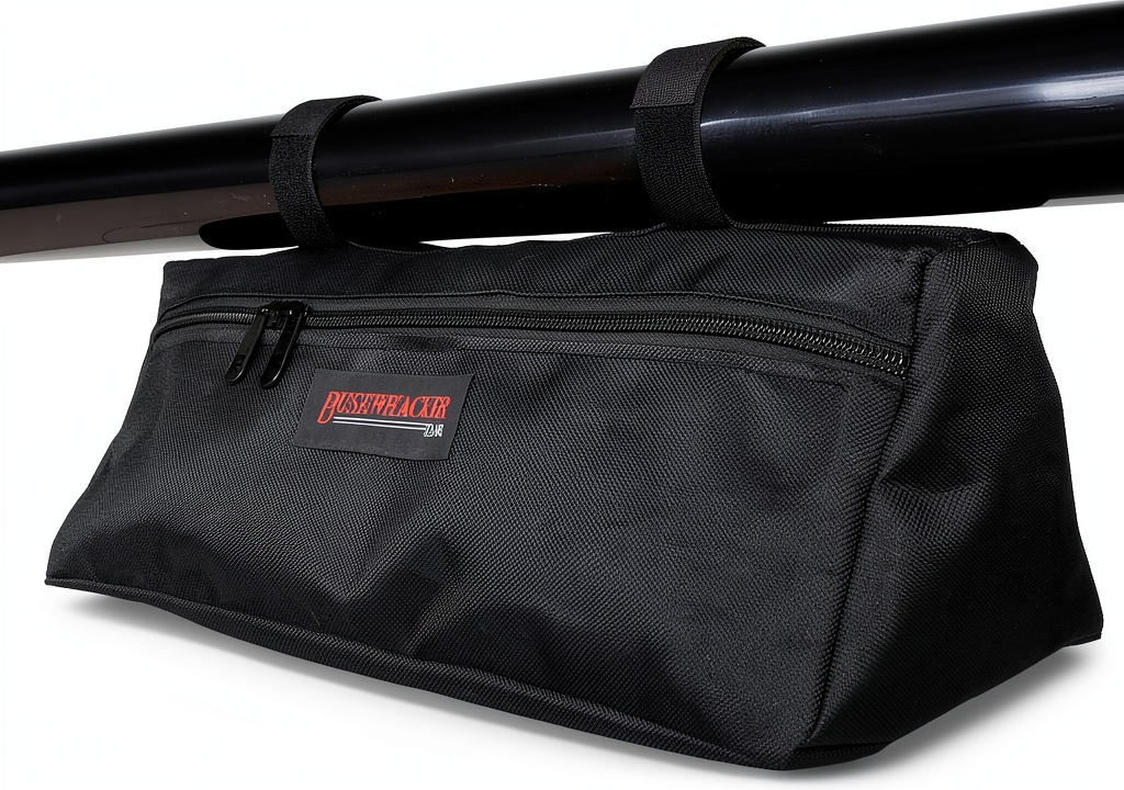 Bushwhacker UTV Gear Bag attached to a roll bar on a UTV