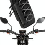 Buhobha Motorcycle Frame Bag Black Nylon-0