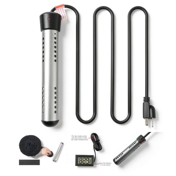 Senduzll 2000W Immersion Water Heater Portable Bucket Heater Stainless-1