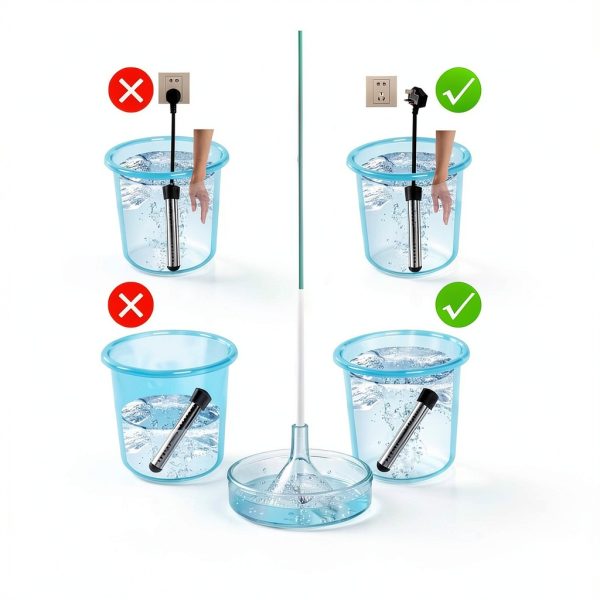 Senduzll 2000W Immersion Water Heater Portable Bucket Heater Stainless-2