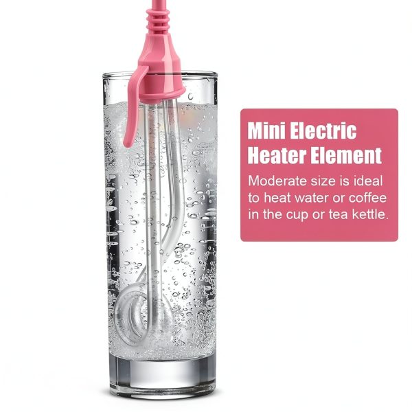 600W 220V Immersion Heater Luatoxry Portable Hot Water Stick with Hook-8